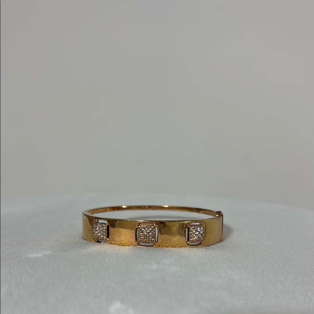 Swarovski Rose Gold Bracelet with Crystal Accents - Costume Jewelry